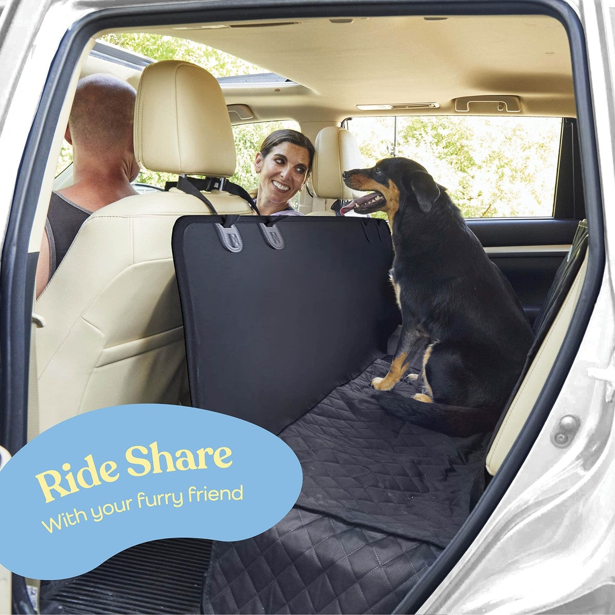 Waterproof Dog Car Seat Cover (Hammock) – No Hair, No Mud, No Stress